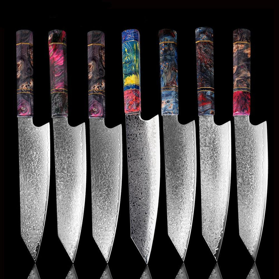 Nakiri Knife Damasco Real™️ - 67 camadas